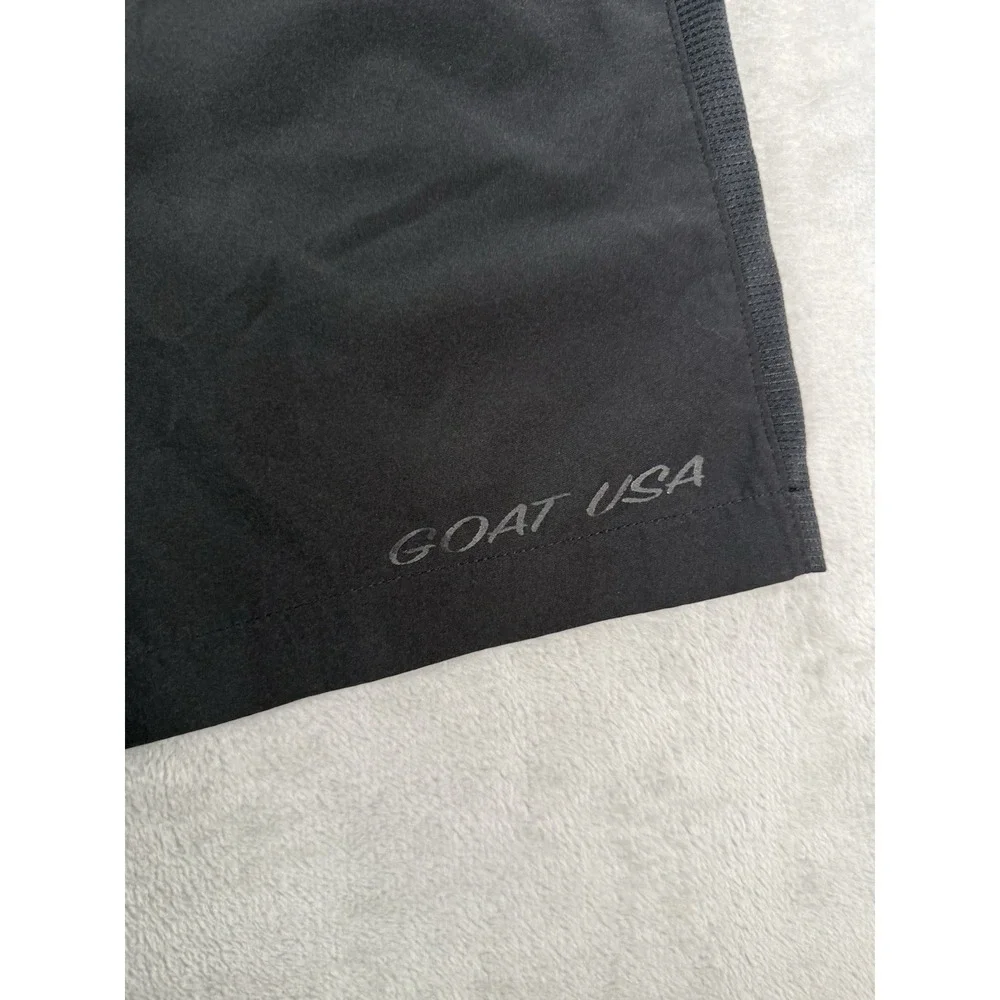 GOAT USA Shorts Men's Medium Black Athletic Performance Pull On